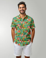 Mens Hawaiian Shirt - Tropical Melody