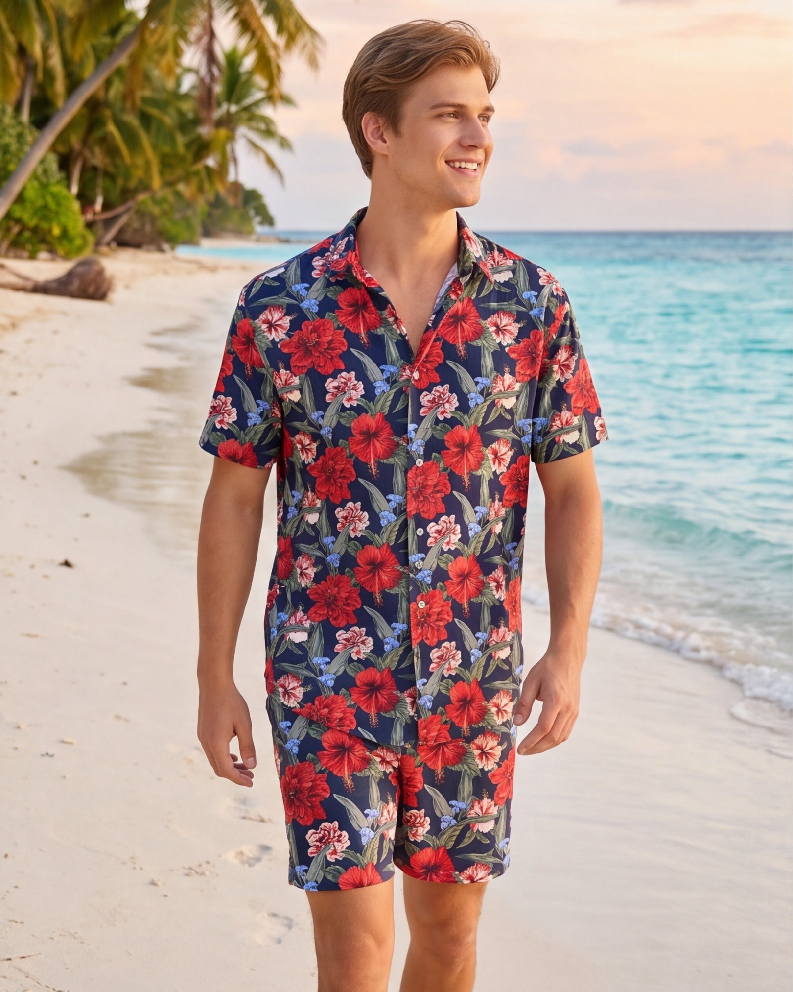 Mens Hawaiian Shirt - Luau Serenade