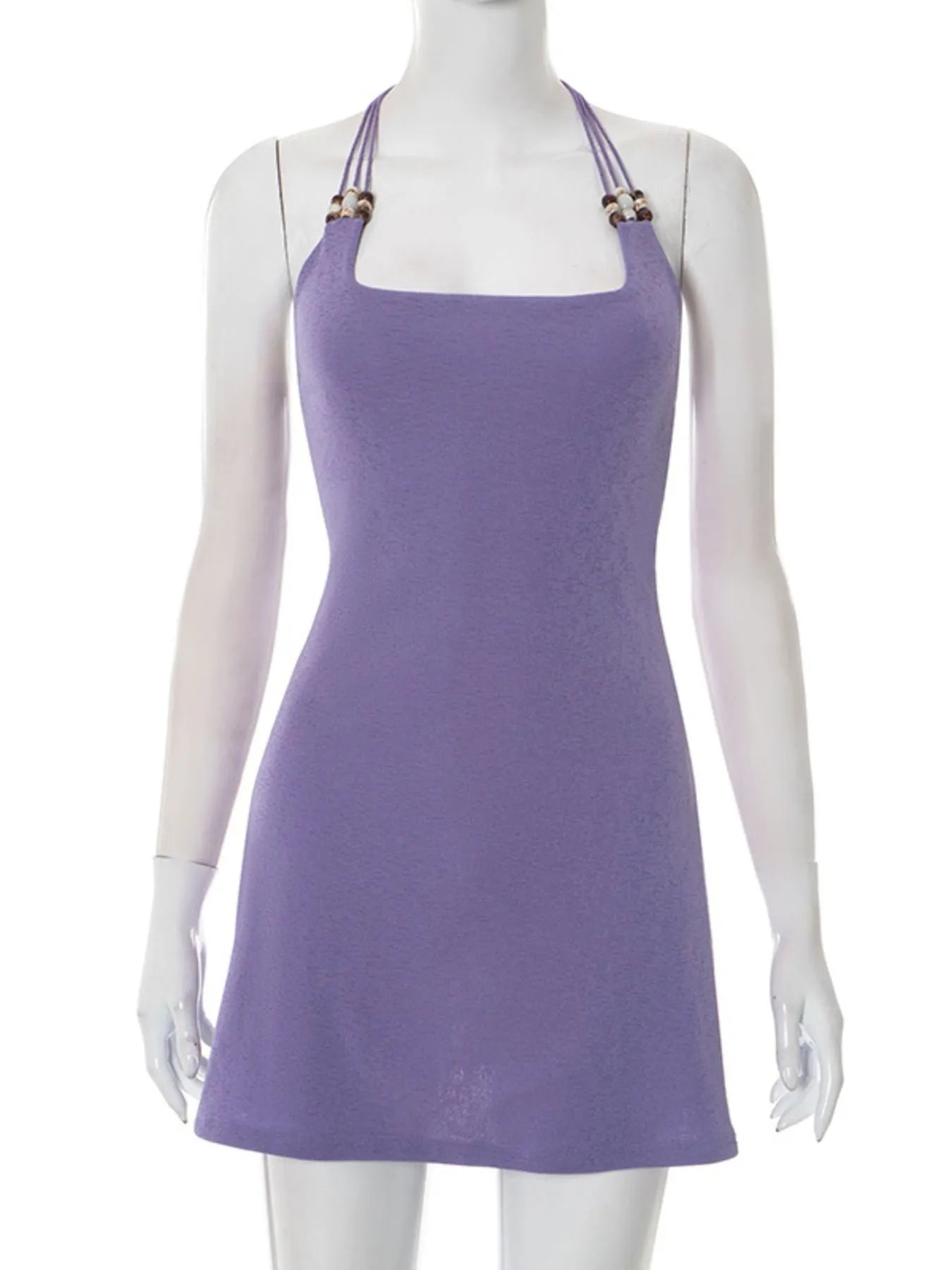 Halter Neck Bodycon Maxi Dress - Lined.