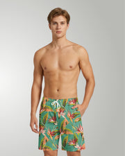 Mens Beach Shorts - Tropical Melody
