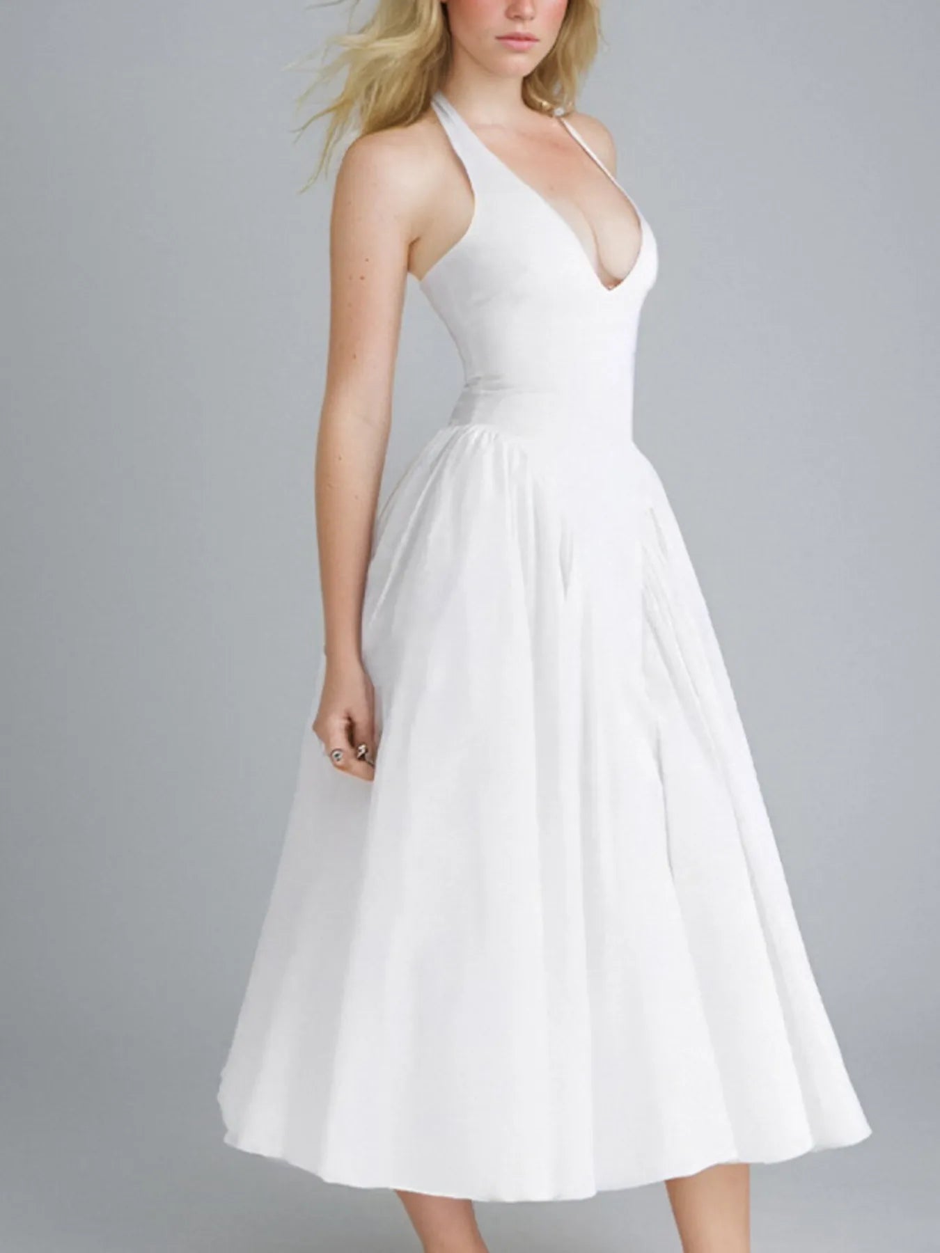 Ruched Lace Up Cami Mini Dress - Backless & Crisscross.