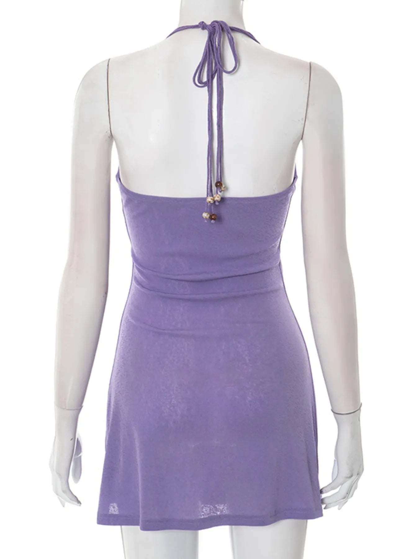 Halter Neck Bodycon Maxi Dress - Lined.