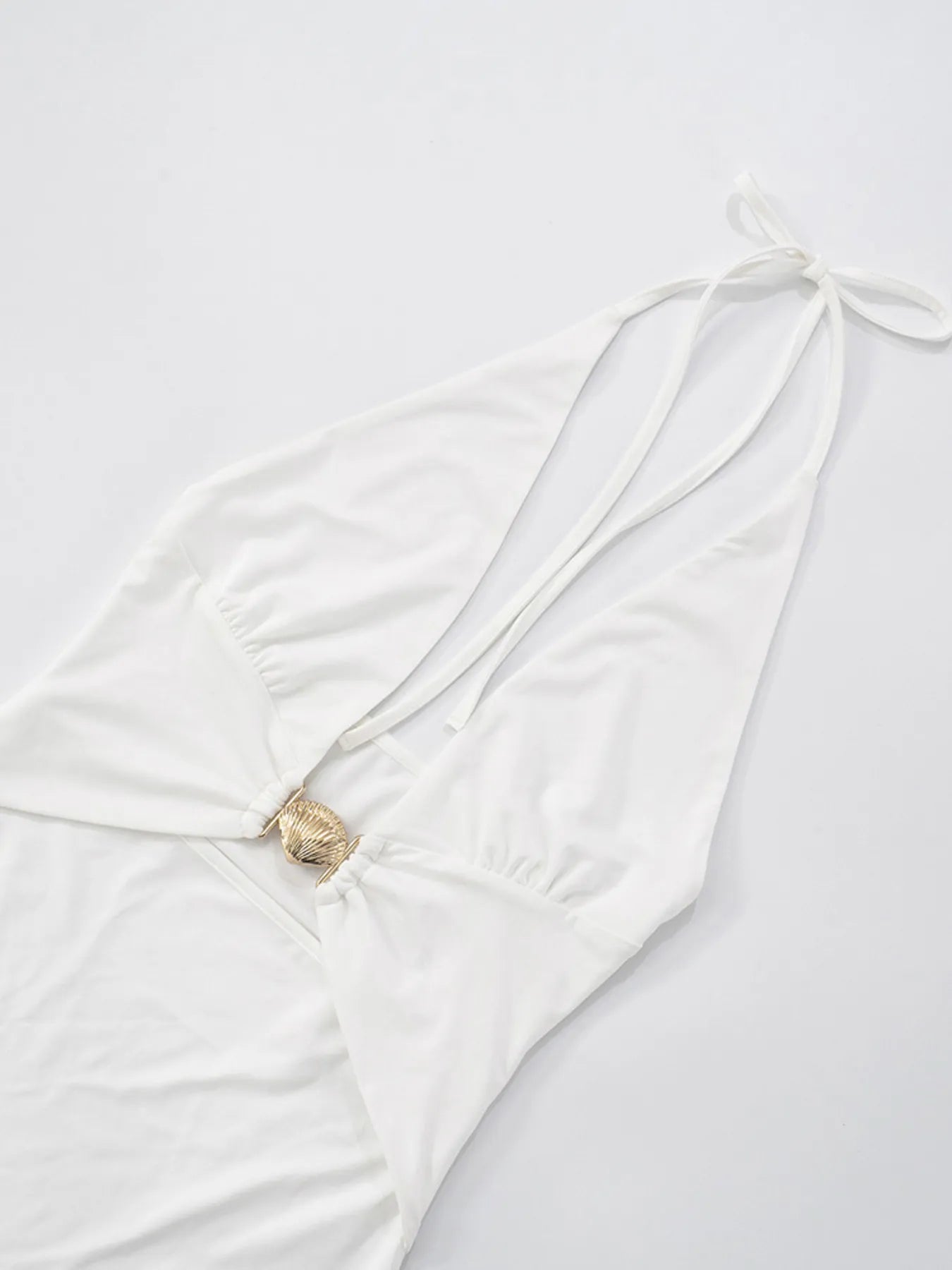 Umgee Ruffled Hem Printed Sleeveless Midi Dress - Lined.