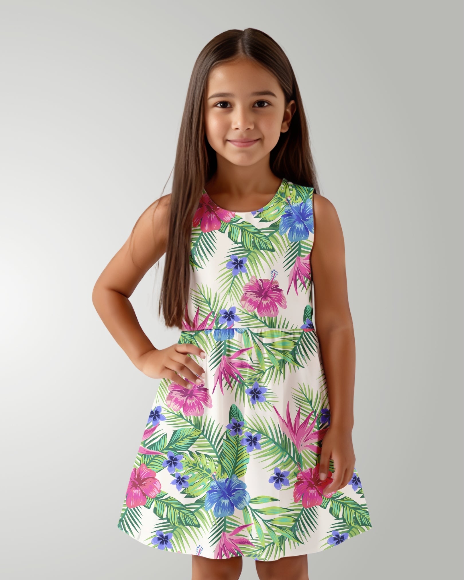 Girls Sun Dress - Costa Playa