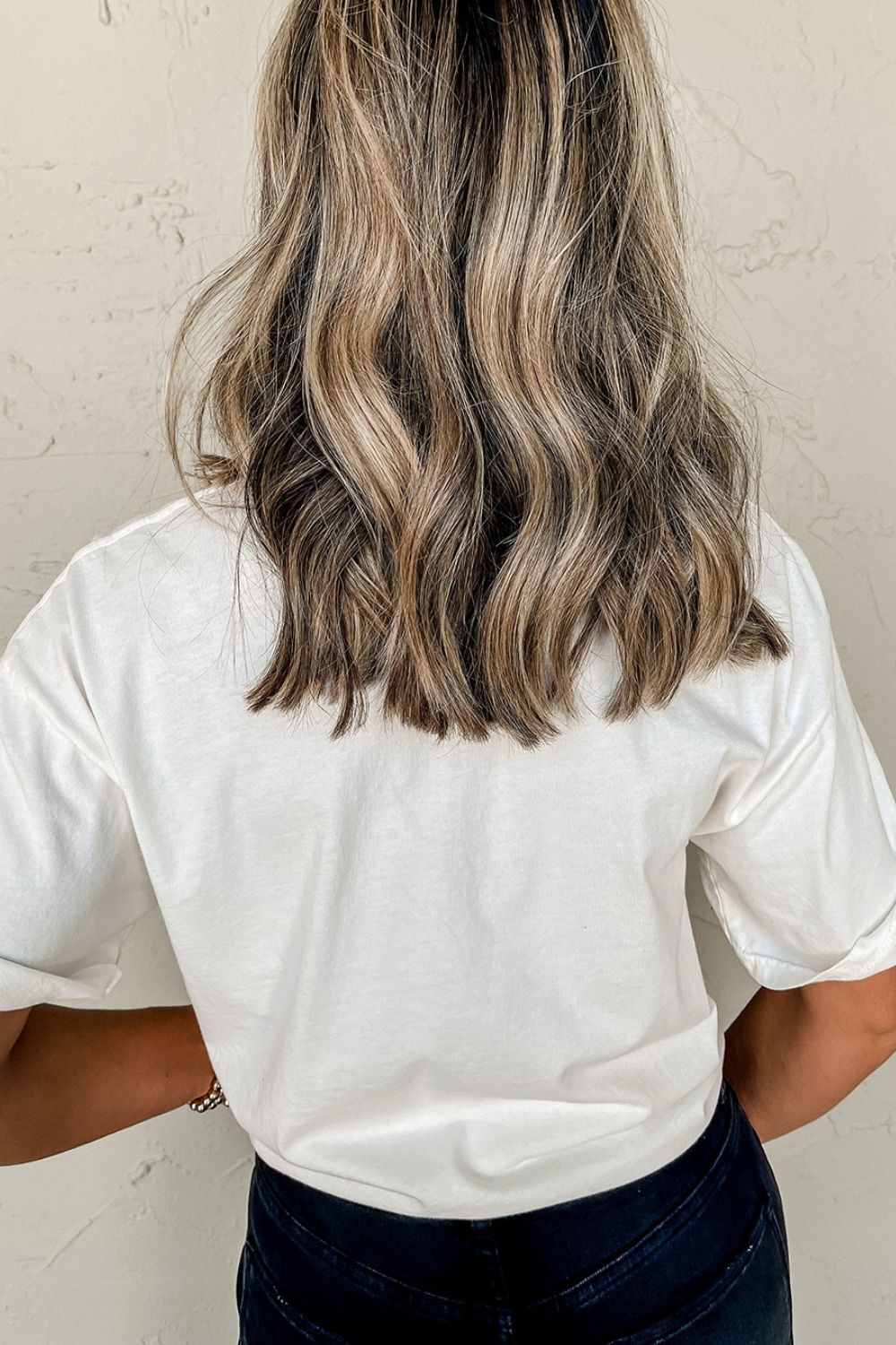 Lightening NASHVILLE Sequin Round Neck T-Shirt