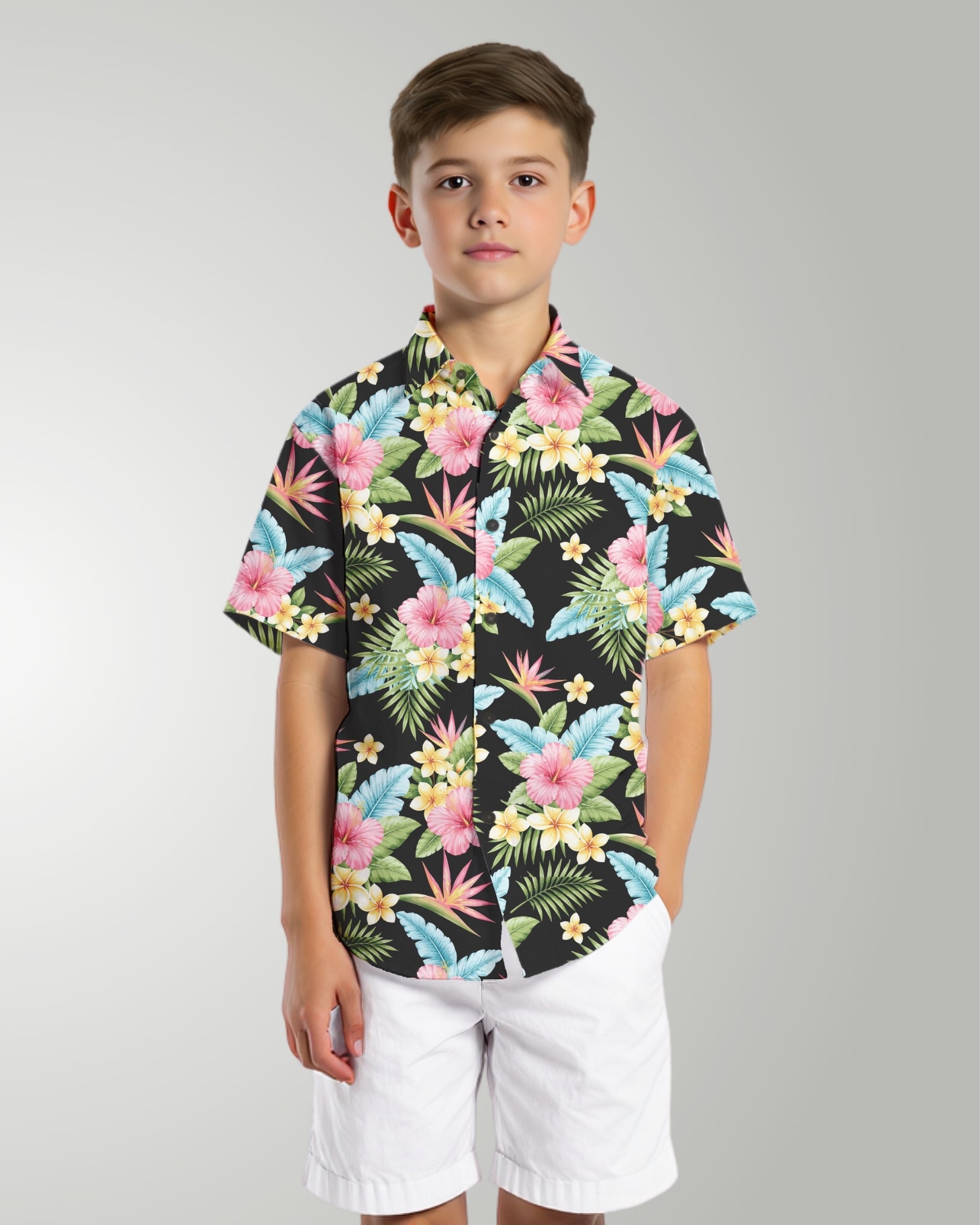 Youth Hawaiian Shirt - Lost in Paradise