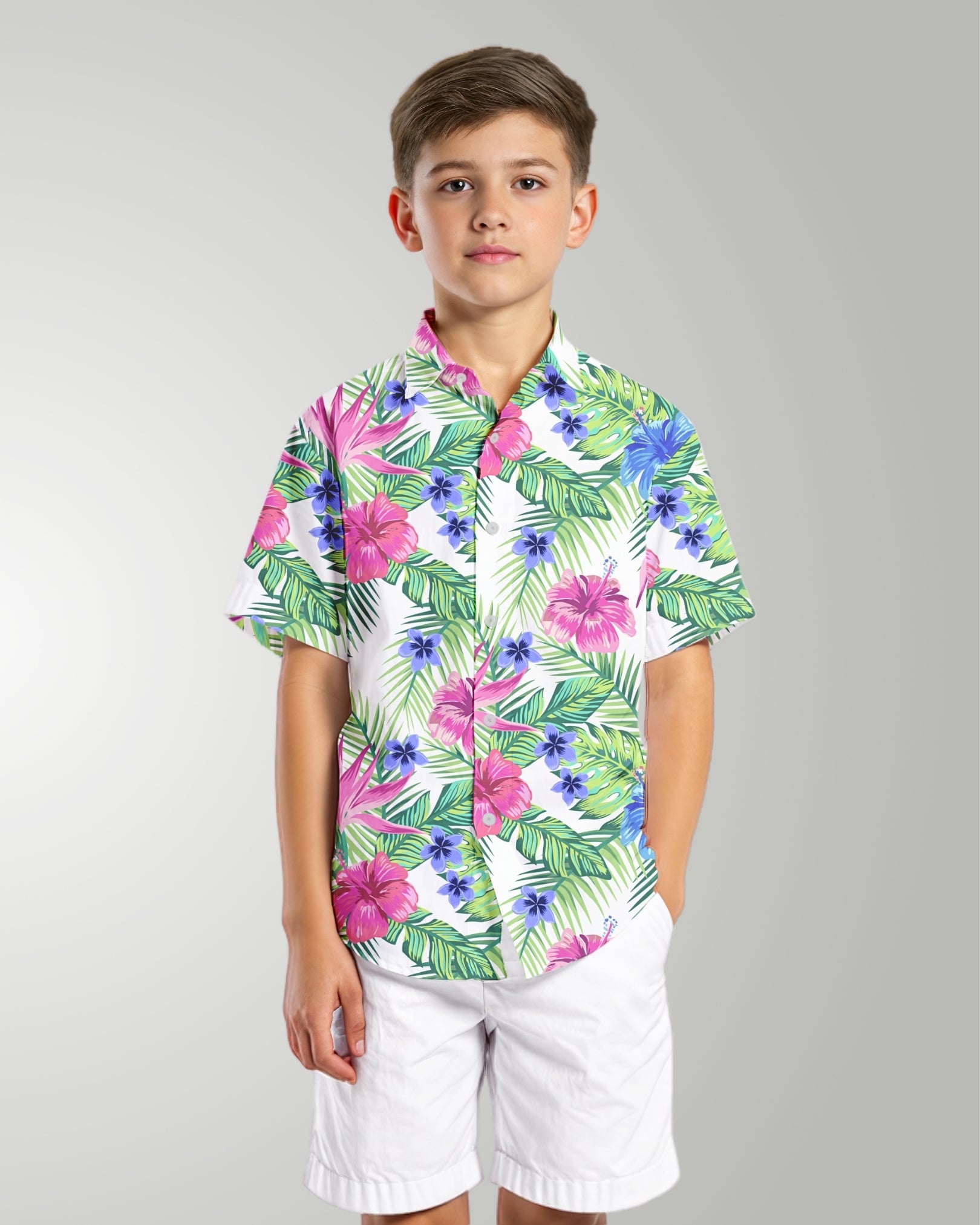 Youth Hawaiian Shirt - Costa Playa