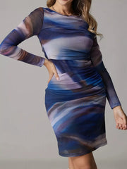 Wrap Cami Mini Dress with Tie Detail and Ruffles.