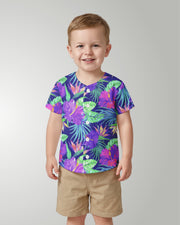 Childs Button Jersey - Purple Paradise
