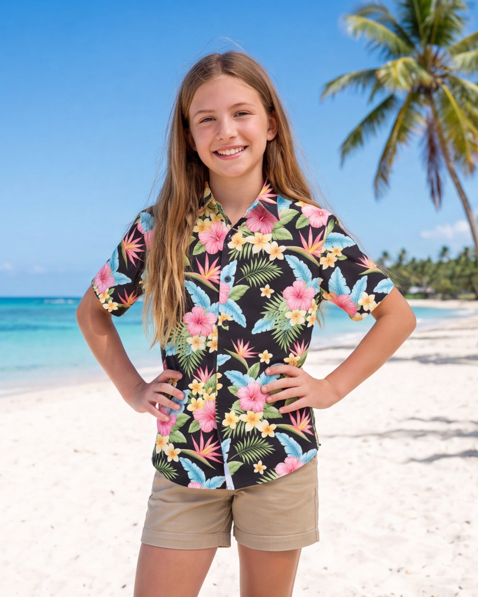 Youth Hawaiian Shirt - Lost in Paradise