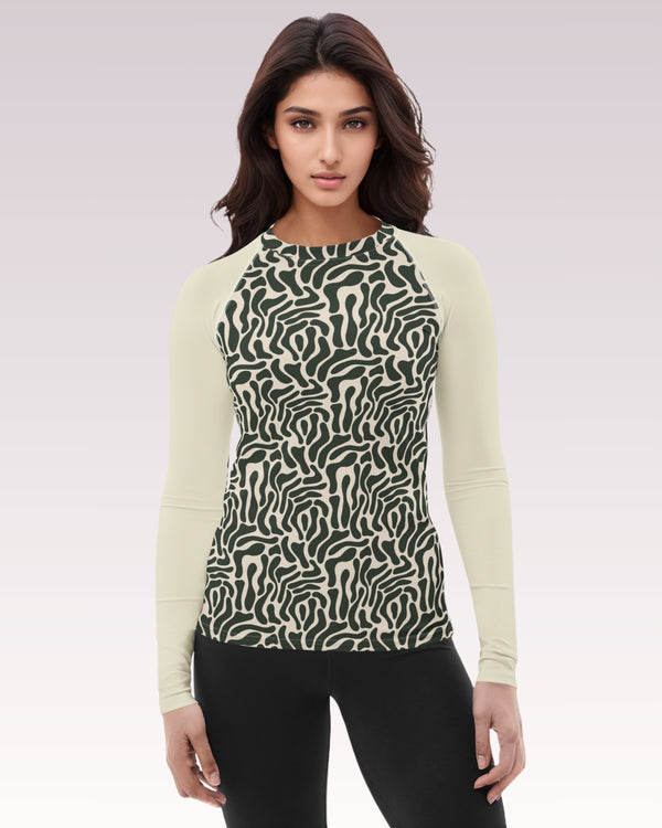 Janelle Long Sleeve Rash Guard Top