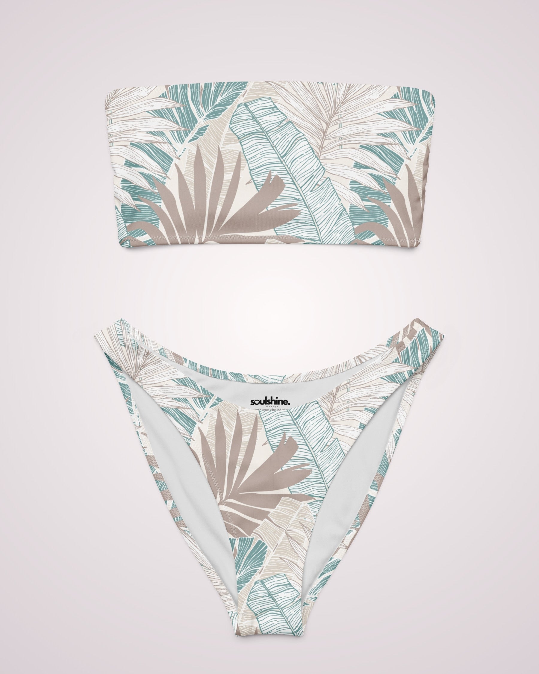 Bandeau Bikini - Tropical Palms II