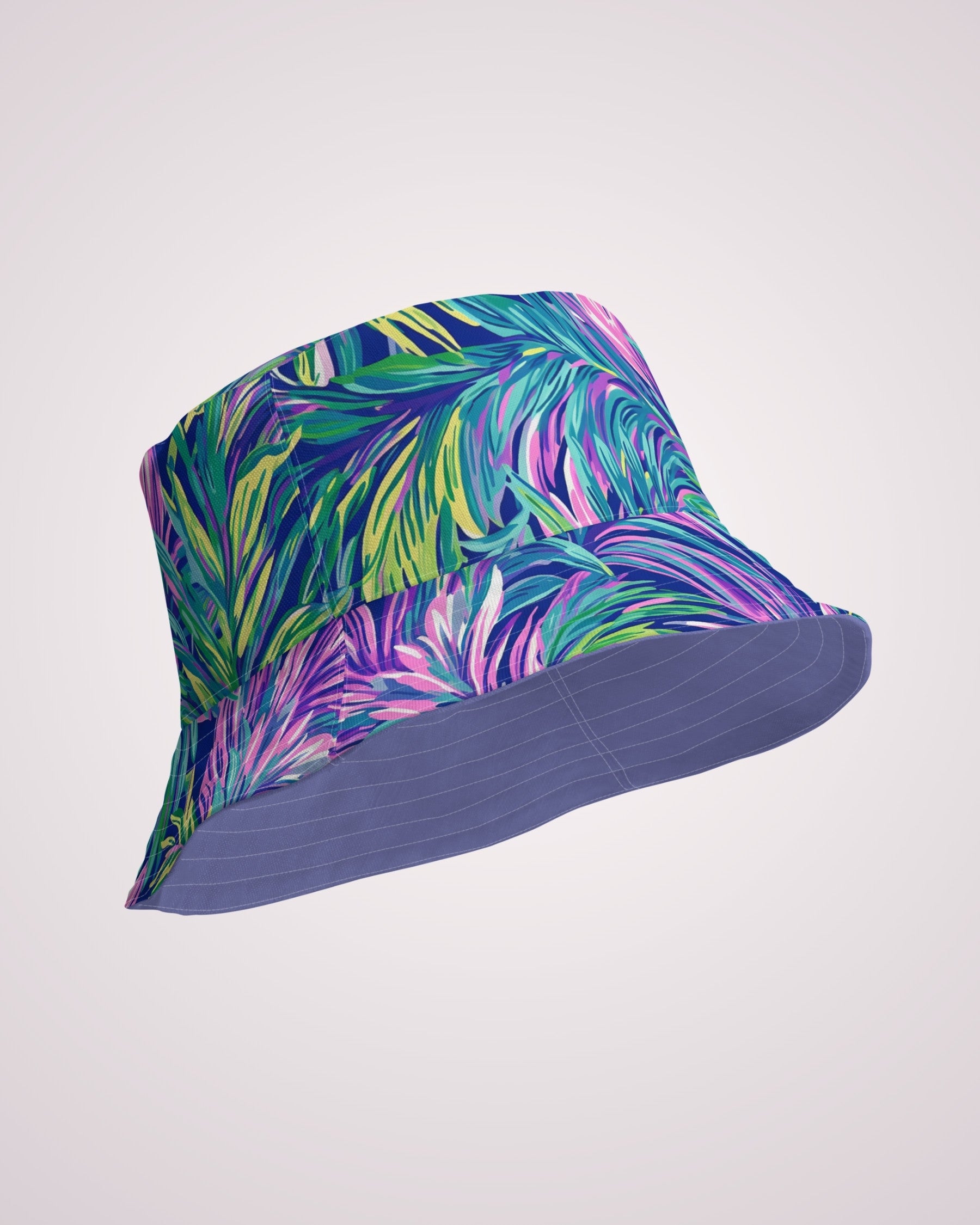 Reversible Bucket Hat - Tropical Palms IV