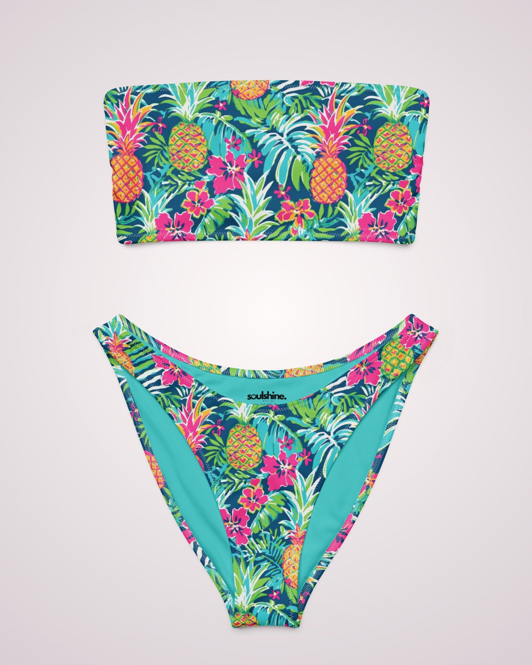 Bandeau Bikini - Pineapples VI