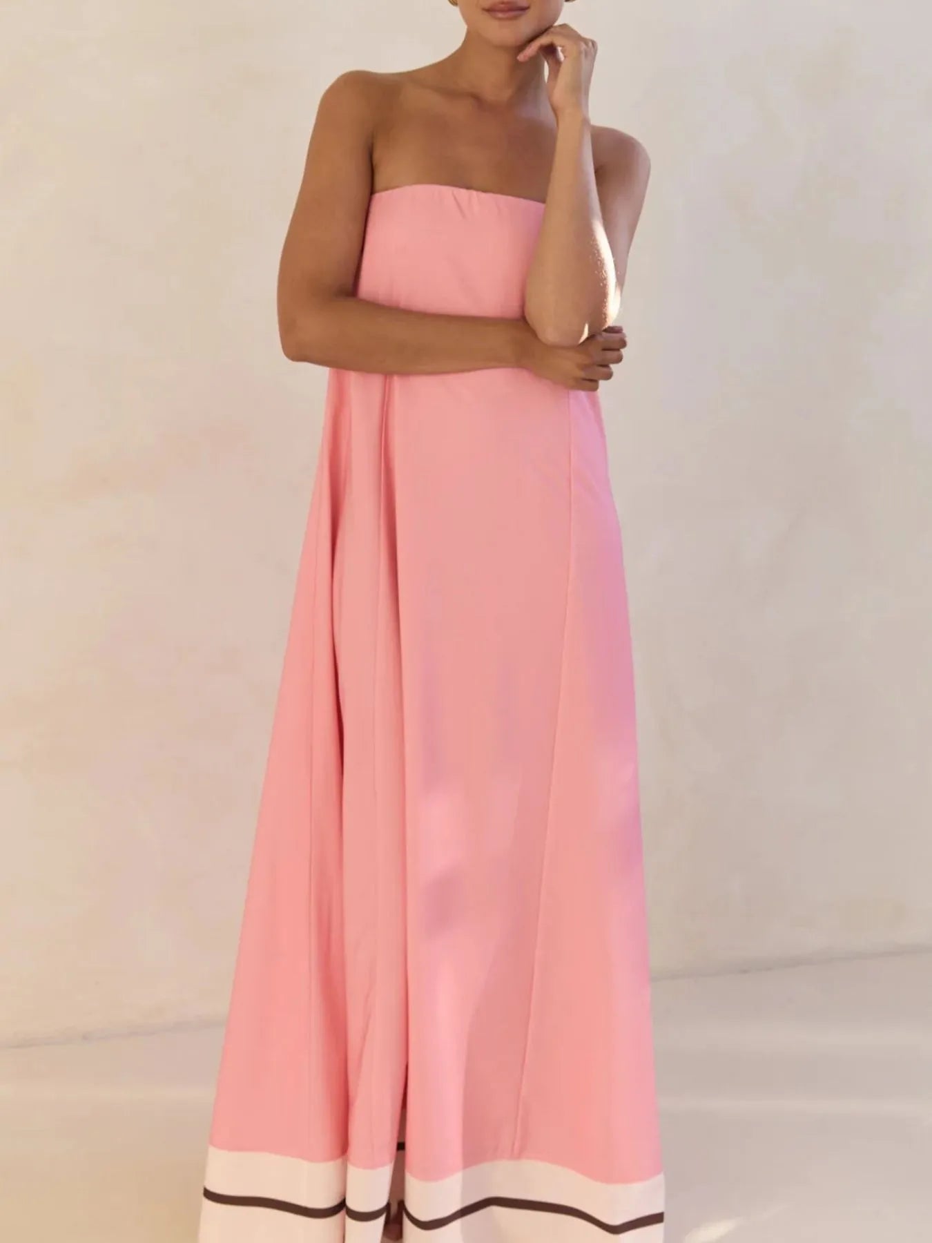 Smocked Square Neck Tiered Denim Cami Dress - Adjustable Straps.