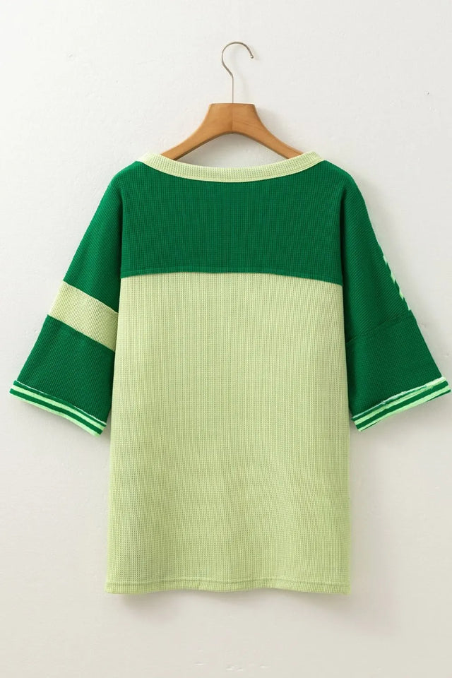 Striped Textured Half Sleeve T-Shirt