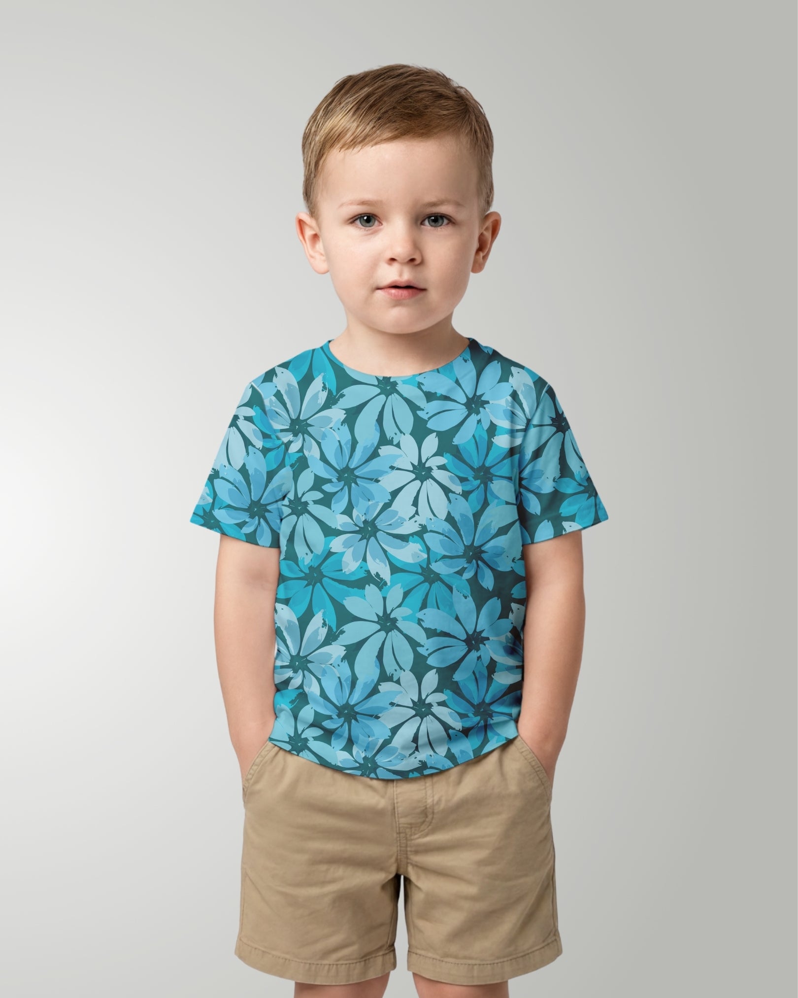 Childs Hawaiian Tee - Seaside Sonata