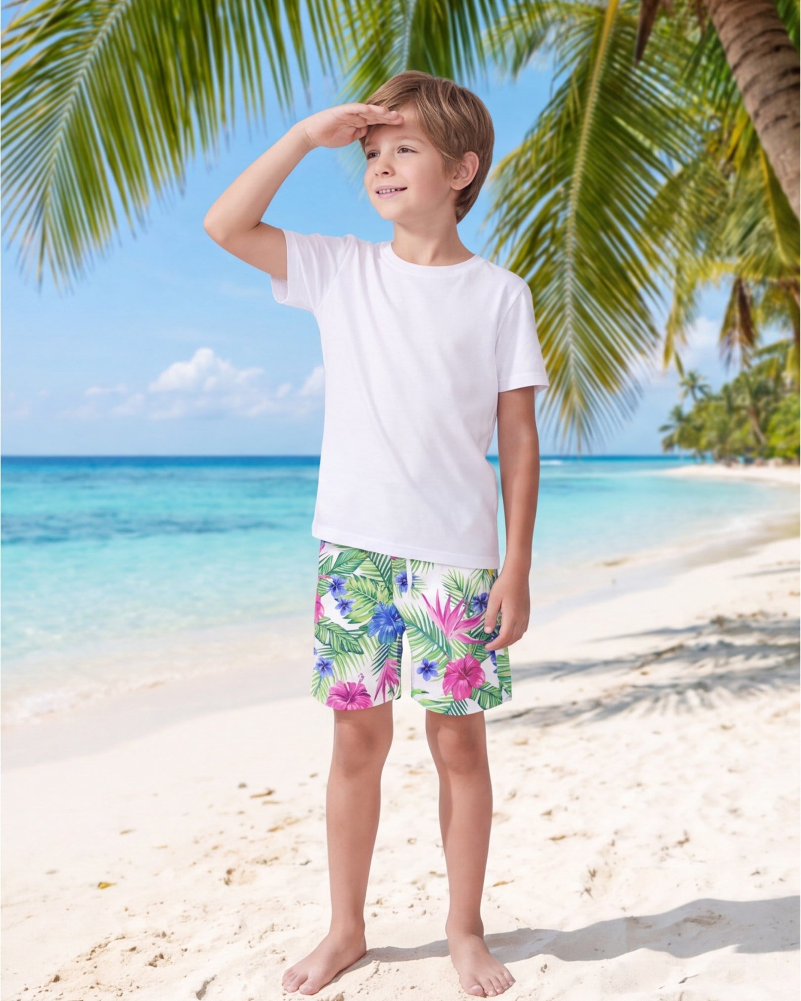 Youth Beach Shorts - Costa Playa