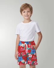 Youth Beach Shorts - Island Florals