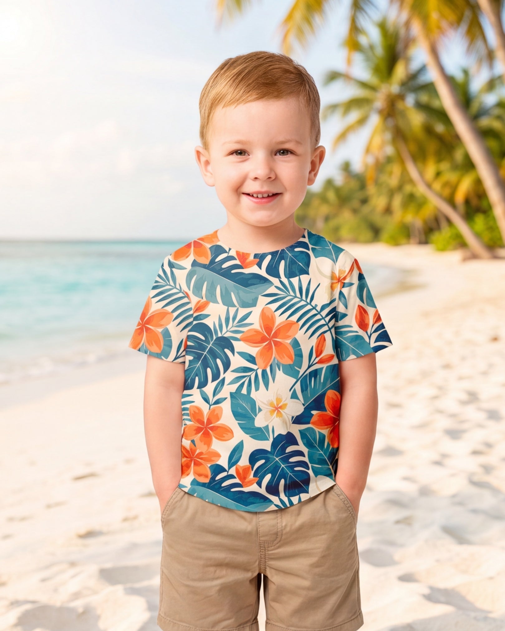 Childs Hawaiian Tee - Botanical Cove