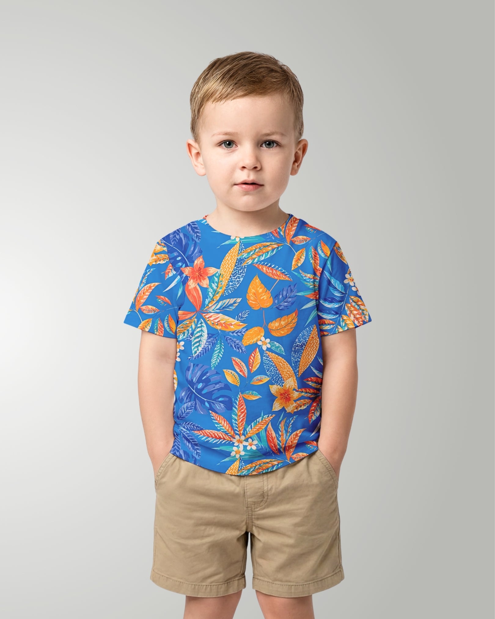 Childs Hawaiian Tee - Tropical Escape