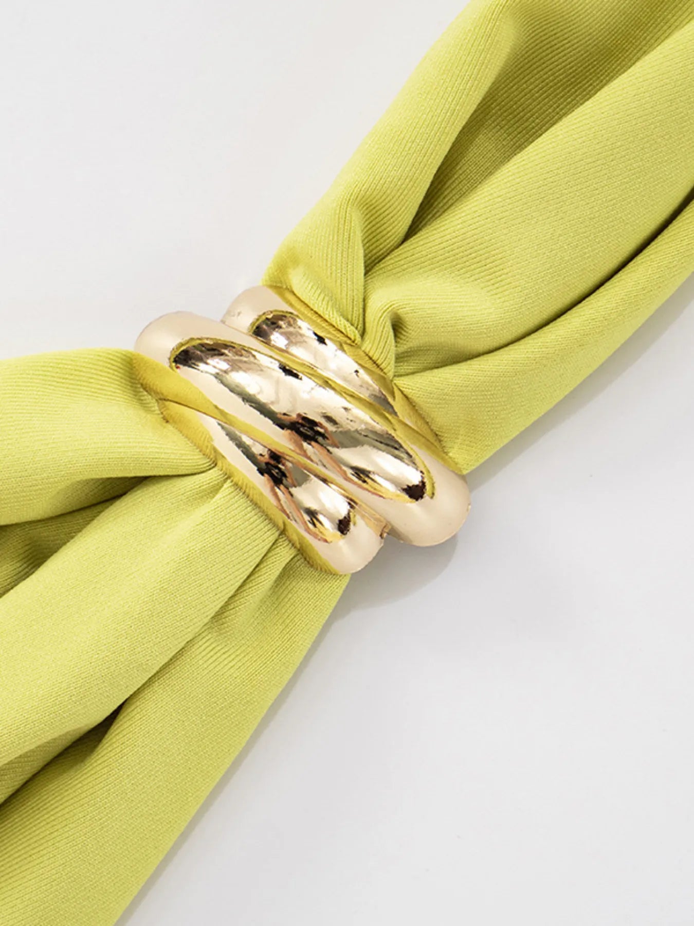 Plus Size Ruched Halter Neck Midi Dress - Tied.