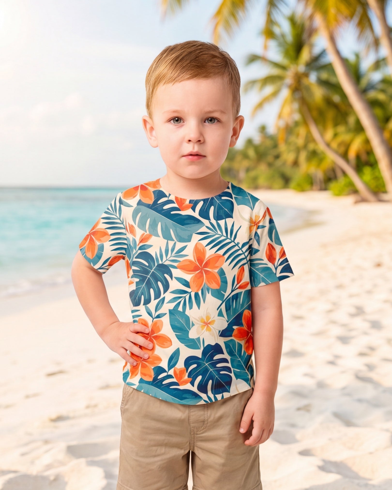 Childs Hawaiian Tee - Botanical Cove
