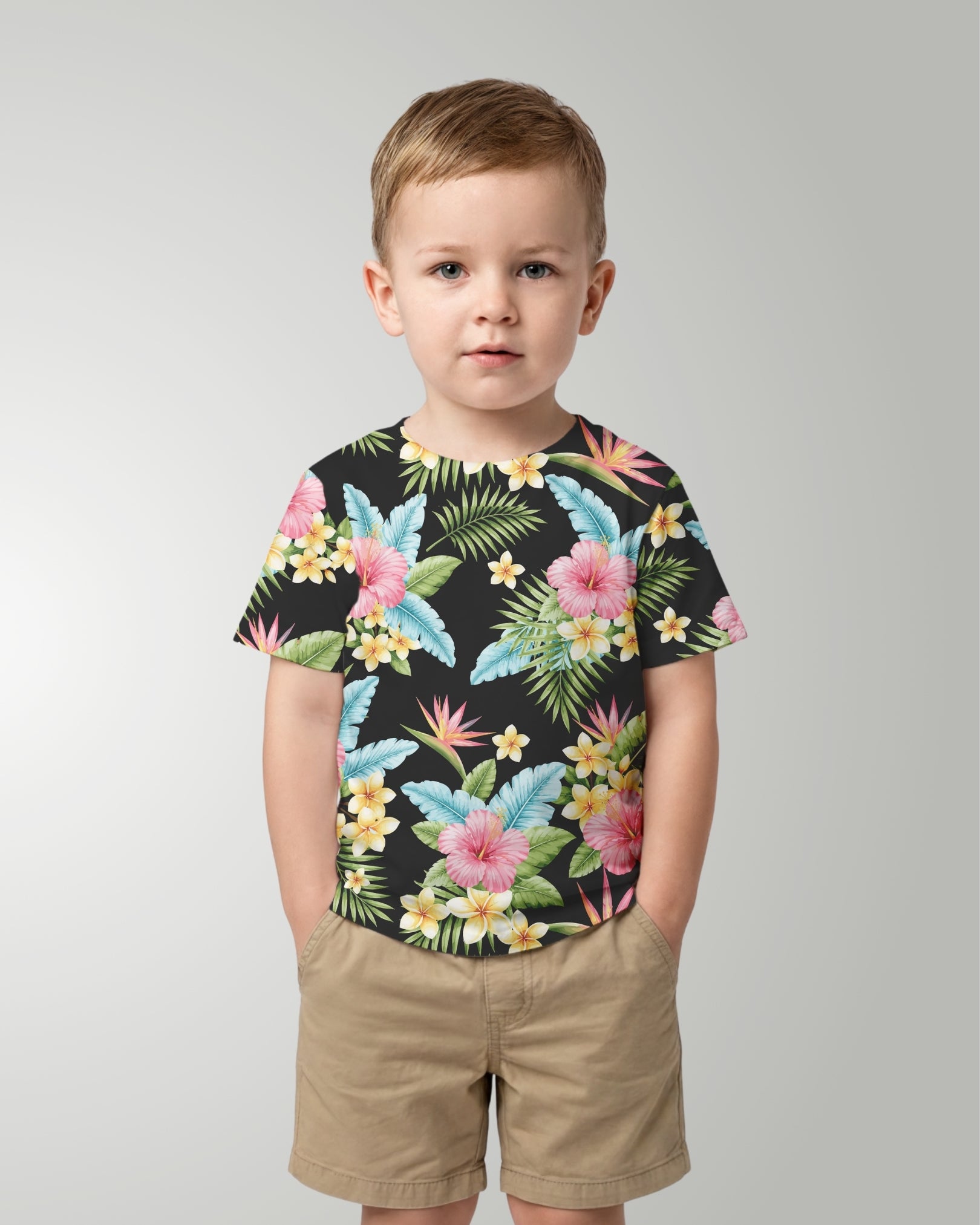Childs Hawaiian Tee - Lost in Paradise