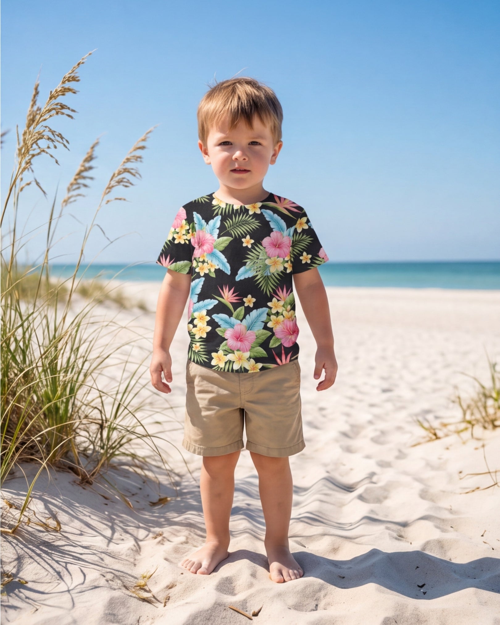 Childs Hawaiian Tee - Lost in Paradise
