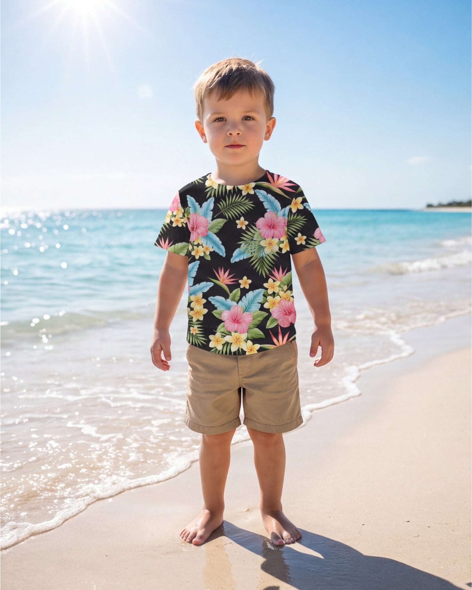 Childs Hawaiian Tee - Lost in Paradise