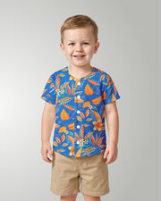 Childs Button Jersey - Tropical Escape