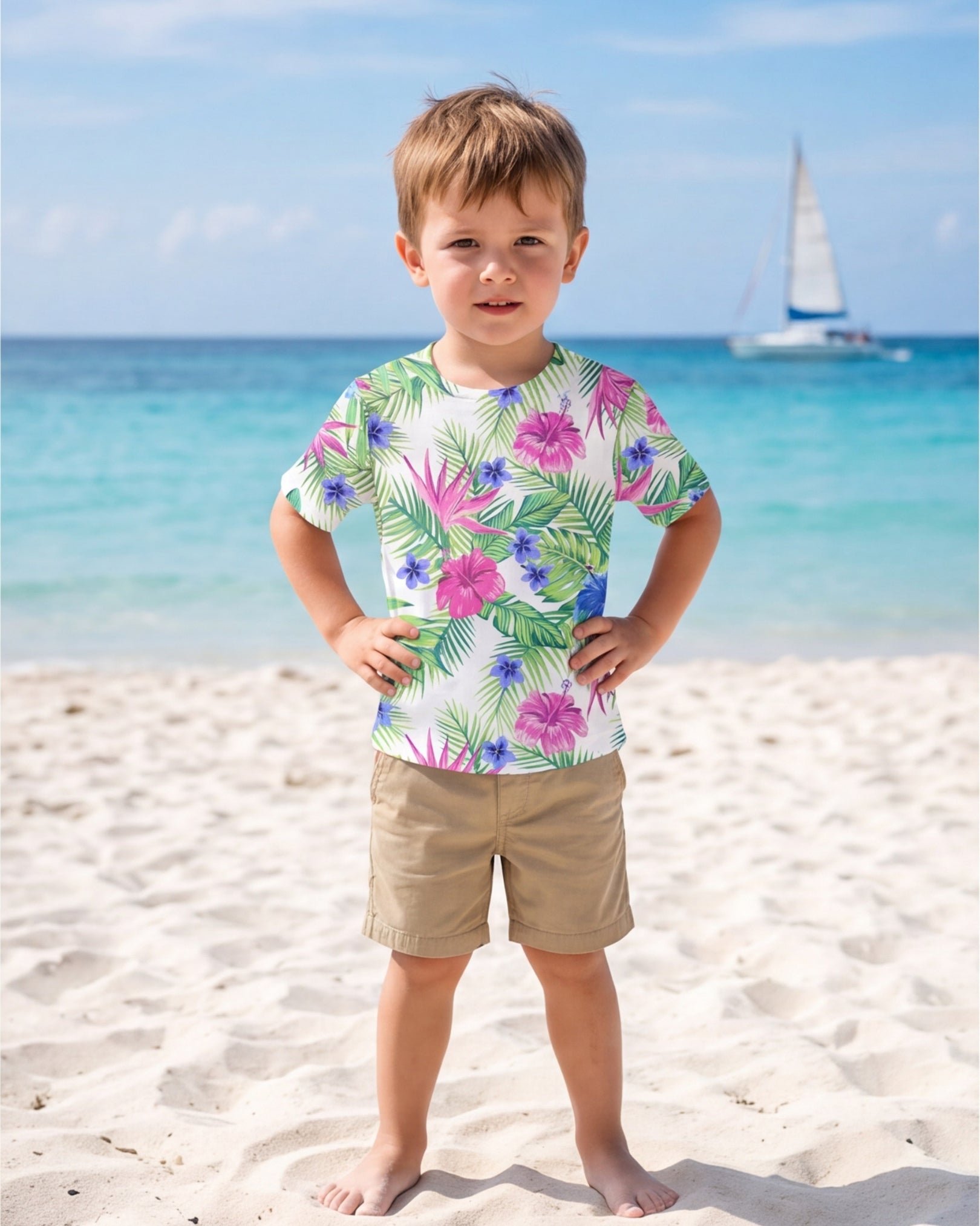 Childs Hawaiian Tee - Costa Playa