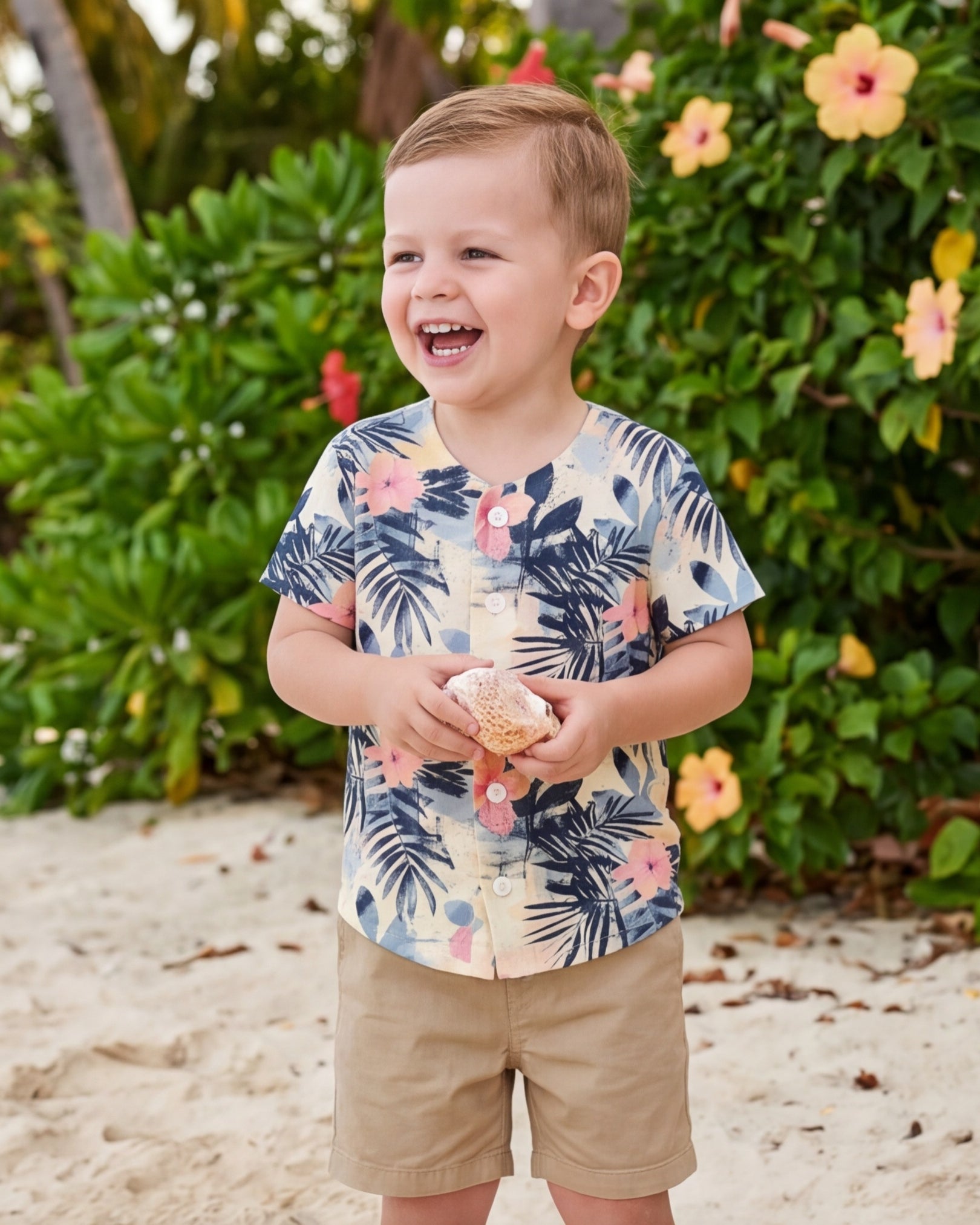 Childs Button Jersey - Coastal Dreams