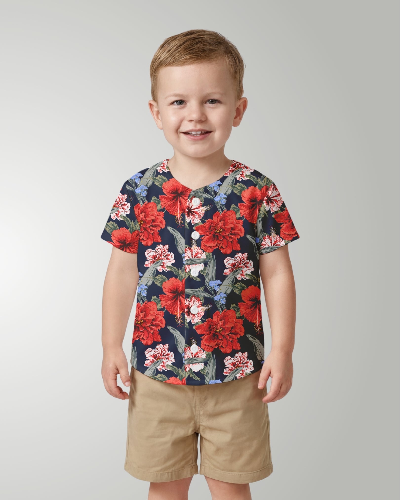 Childs Button Jersey - Luau Serenade