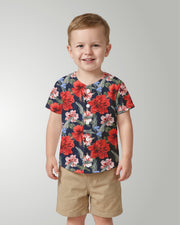 Childs Button Jersey - Luau Serenade