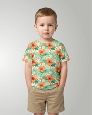 Childs Hawaiian Tee - Sunrise Lagoon