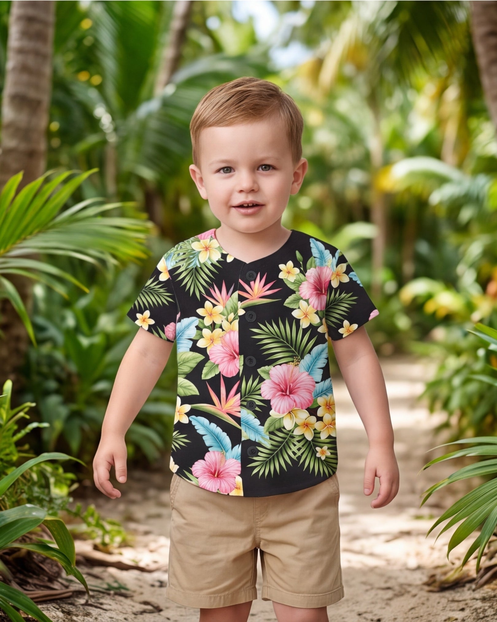 Childs Button Jersey - Lost in Paradise