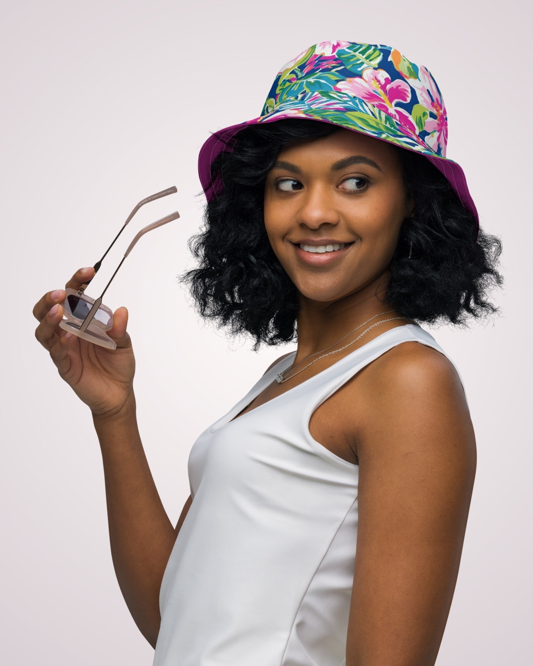 Reversible Bucket Hat - Tropical XIX