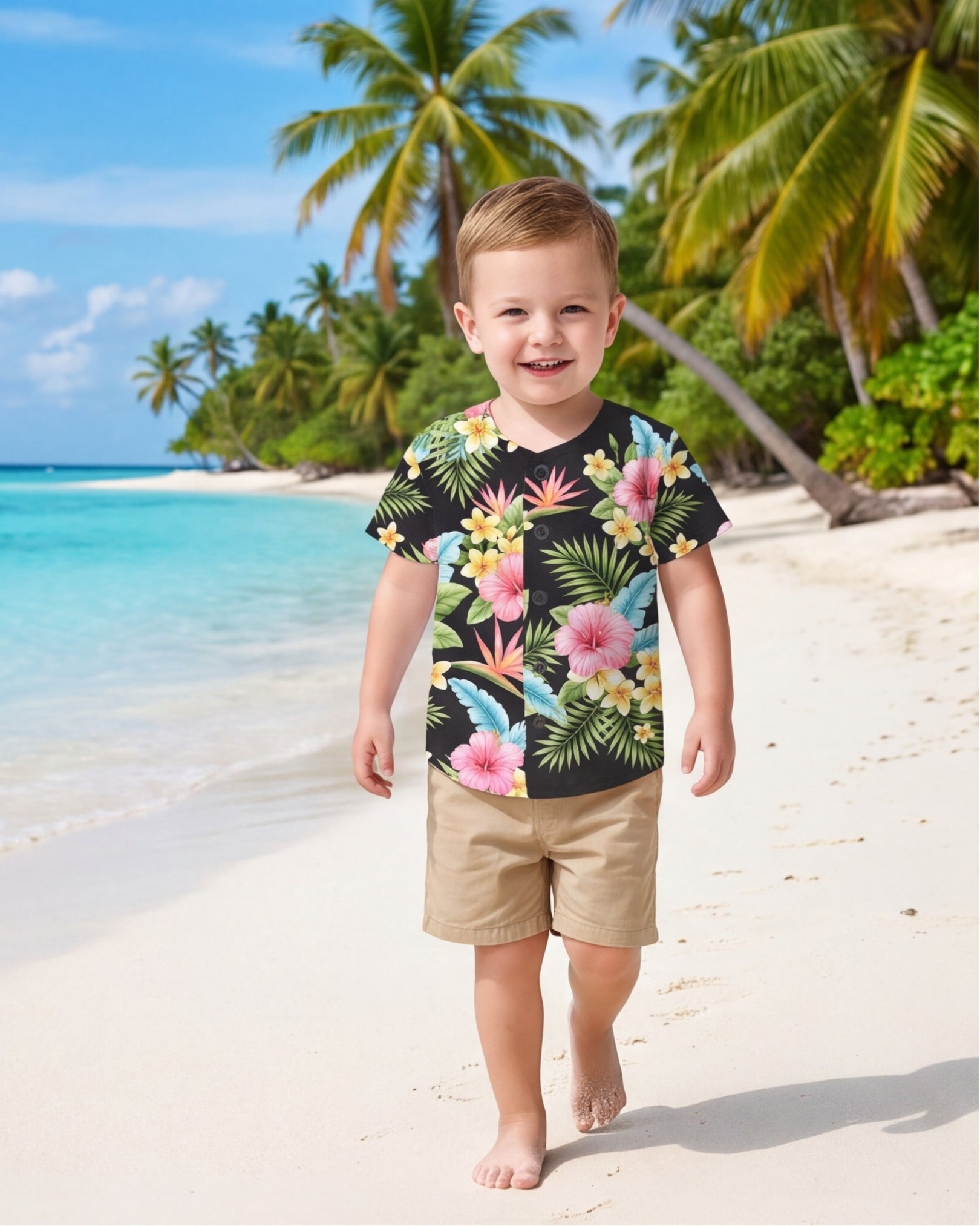 Childs Button Jersey - Lost in Paradise