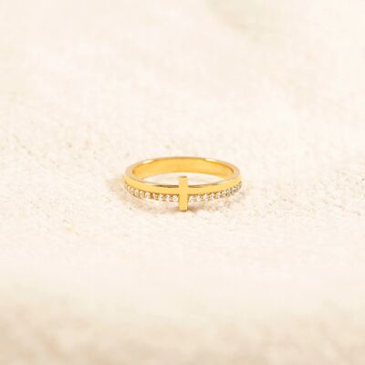 925 Sterling Silver Cross Ring
