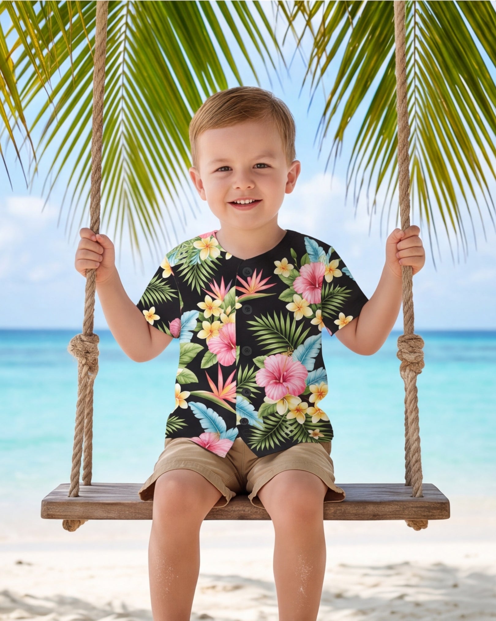 Childs Button Jersey - Lost in Paradise