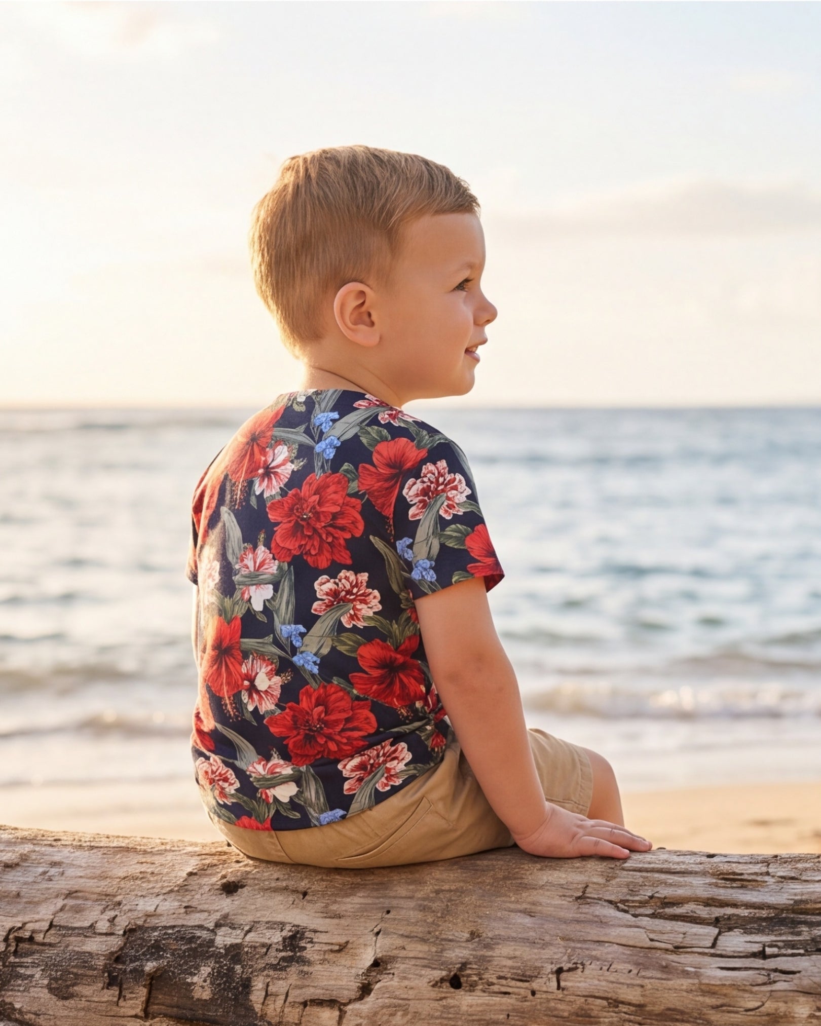 Childs Button Jersey - Luau Serenade