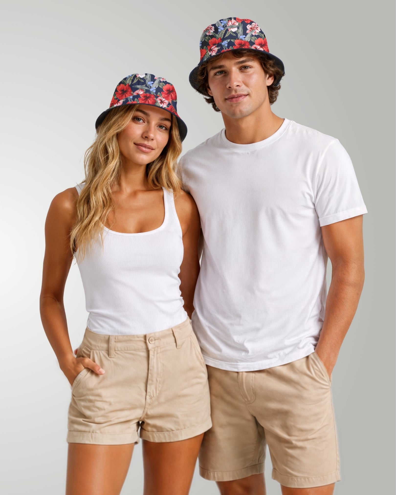 Reversible Bucket Hat - Luau Serenade