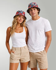 Reversible Bucket Hat - Luau Serenade