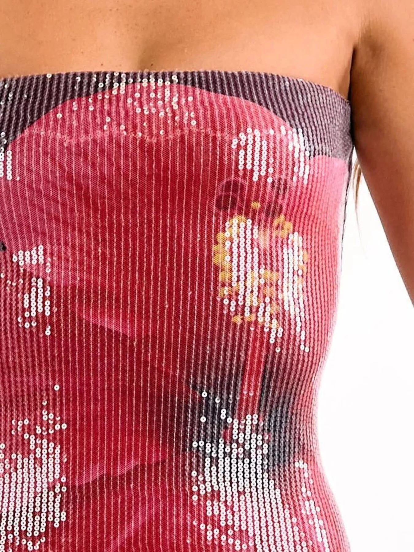 Shell Print Sleeveless Summer Mini Dress - Basic.