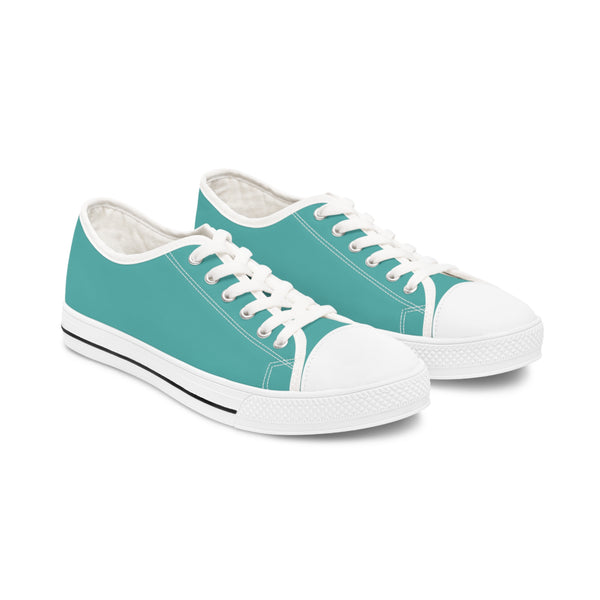 Medium Teal Women's Low Top Sneakers