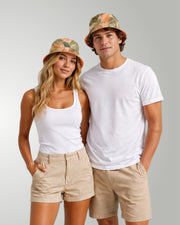 Reversible Bucket Hat - Peachy Palms
