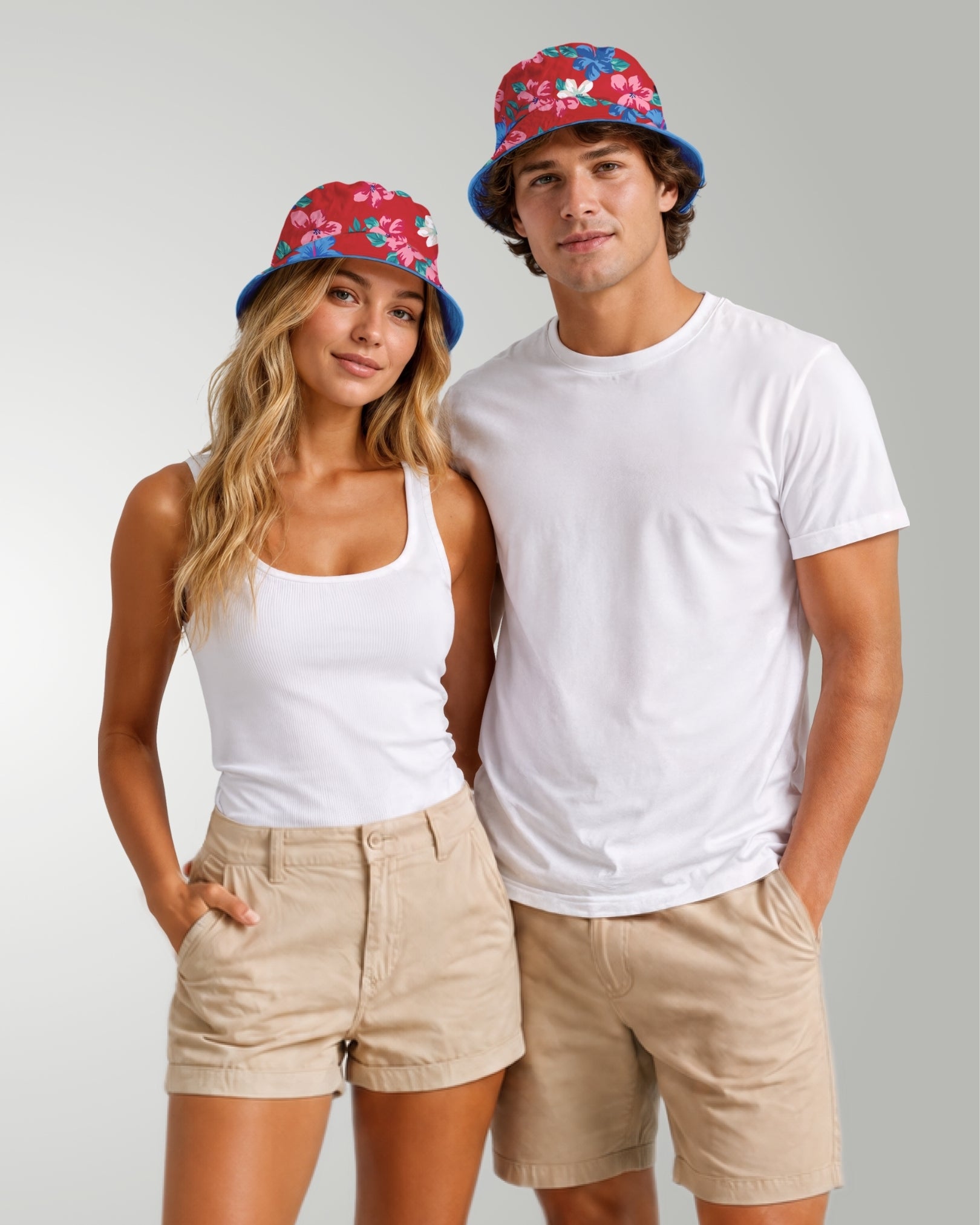 Reversible Bucket Hat - Island Florals