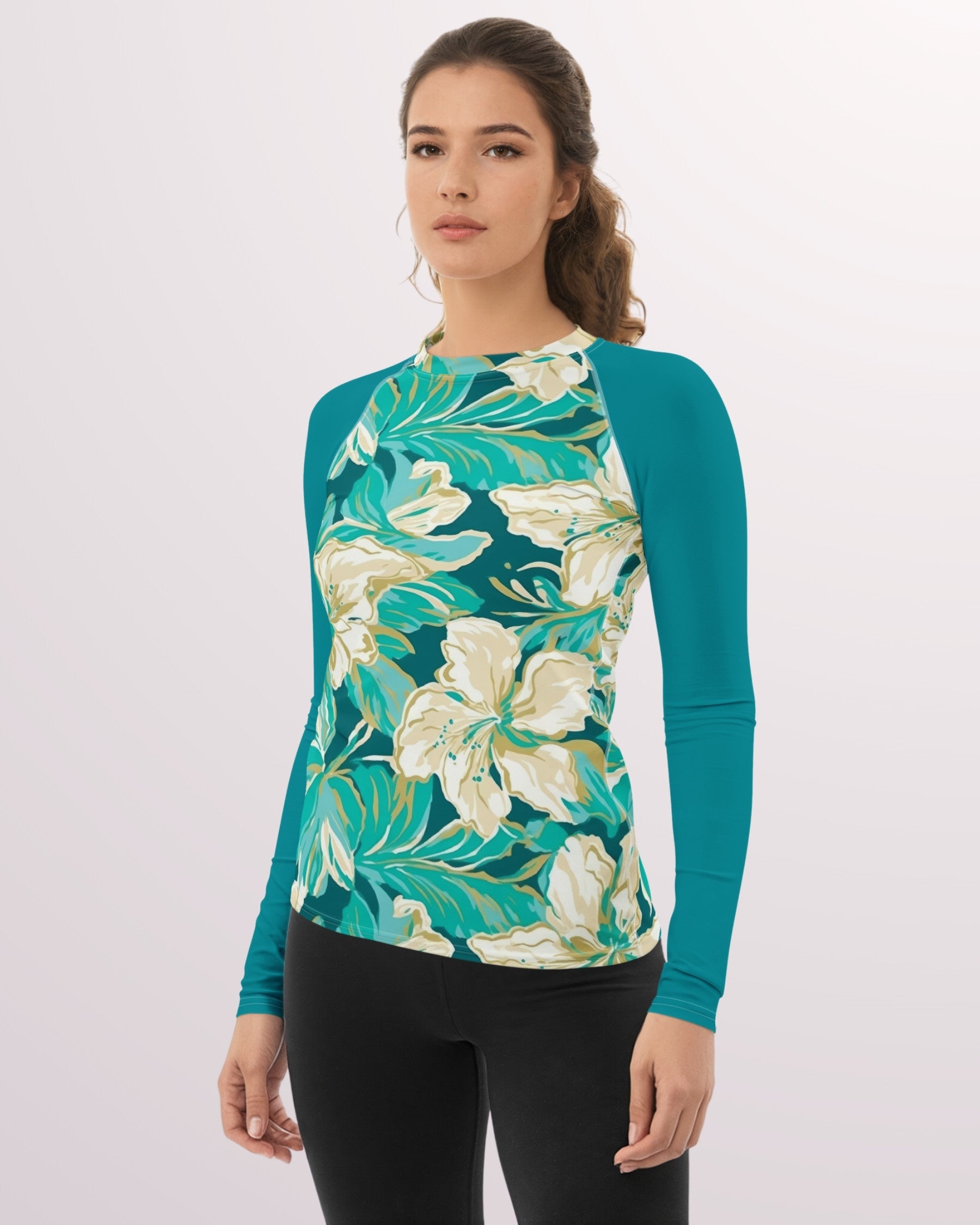 Island III Long Sleeve Rash Guard Top