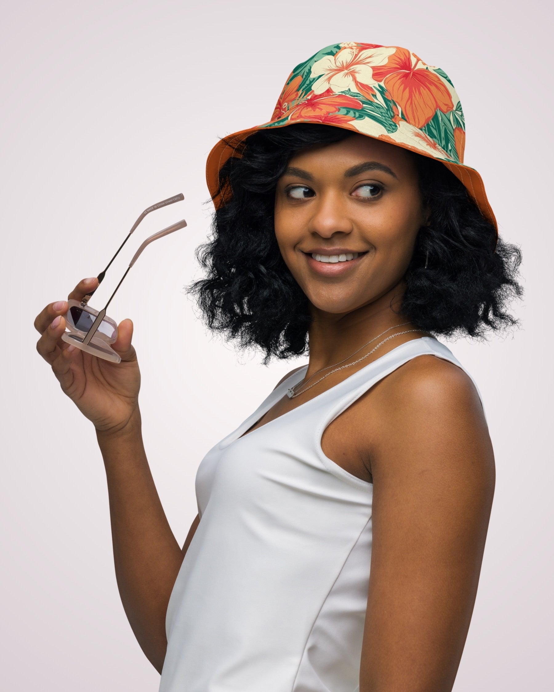 Reversible Bucket Hat - Tropical Hawaiian II